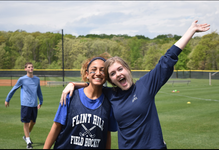 Juniors+Leyla+Ebrahimi+and+Danielle+Effley+pose+for+a+picture+during+one+of+the+Color+Games+activities.
