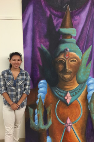 Art students showcase skills with biggest scale artwork created in two-week period