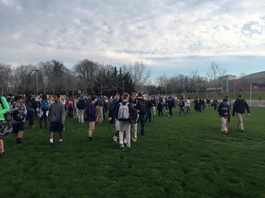 Near-hysteria breaks out on Flint Hills campus as the fire raged on within the confines of the infamous second-floor math hallway.