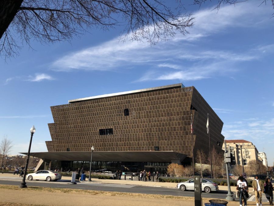 The National Museum of African American History and Culture was built with an interesting design to highlight the unique nature of the museum. 