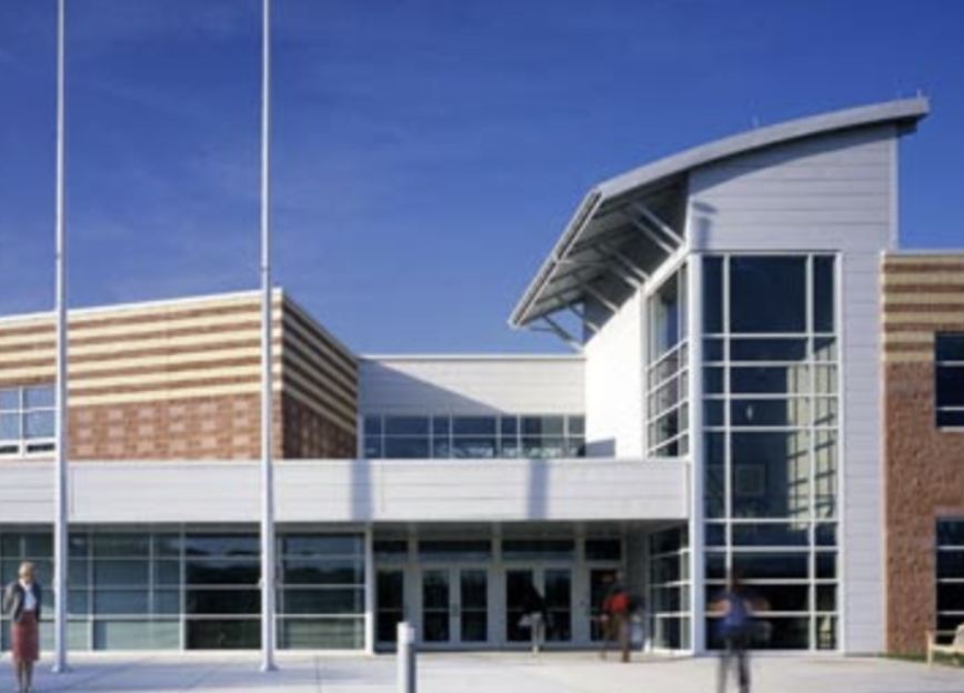 The Flint Hill building where students returned in the New Year
